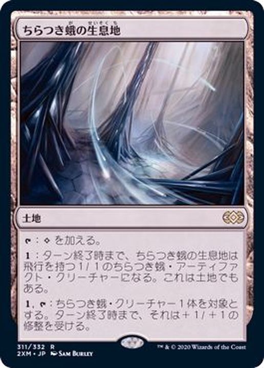 mtg 初版Foil 墨蛾の生息地 日本語 3枚セット 「墨蛾の