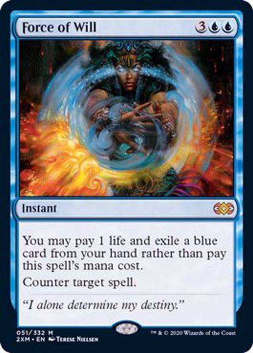 MTG 意志の力/Force of Will【日】 MTG 意志の力 日本語版 2XM