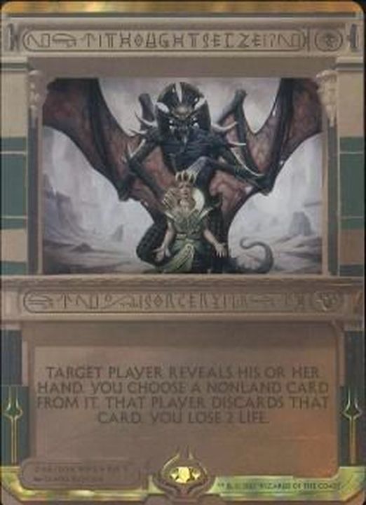 Foil】思考囲い/Thoughtseize MPS 英語 マスターピース 4 Foil】思考