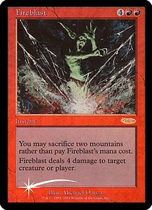 FOIL)火炎破/Fireblast《英語》【FNM Promos】