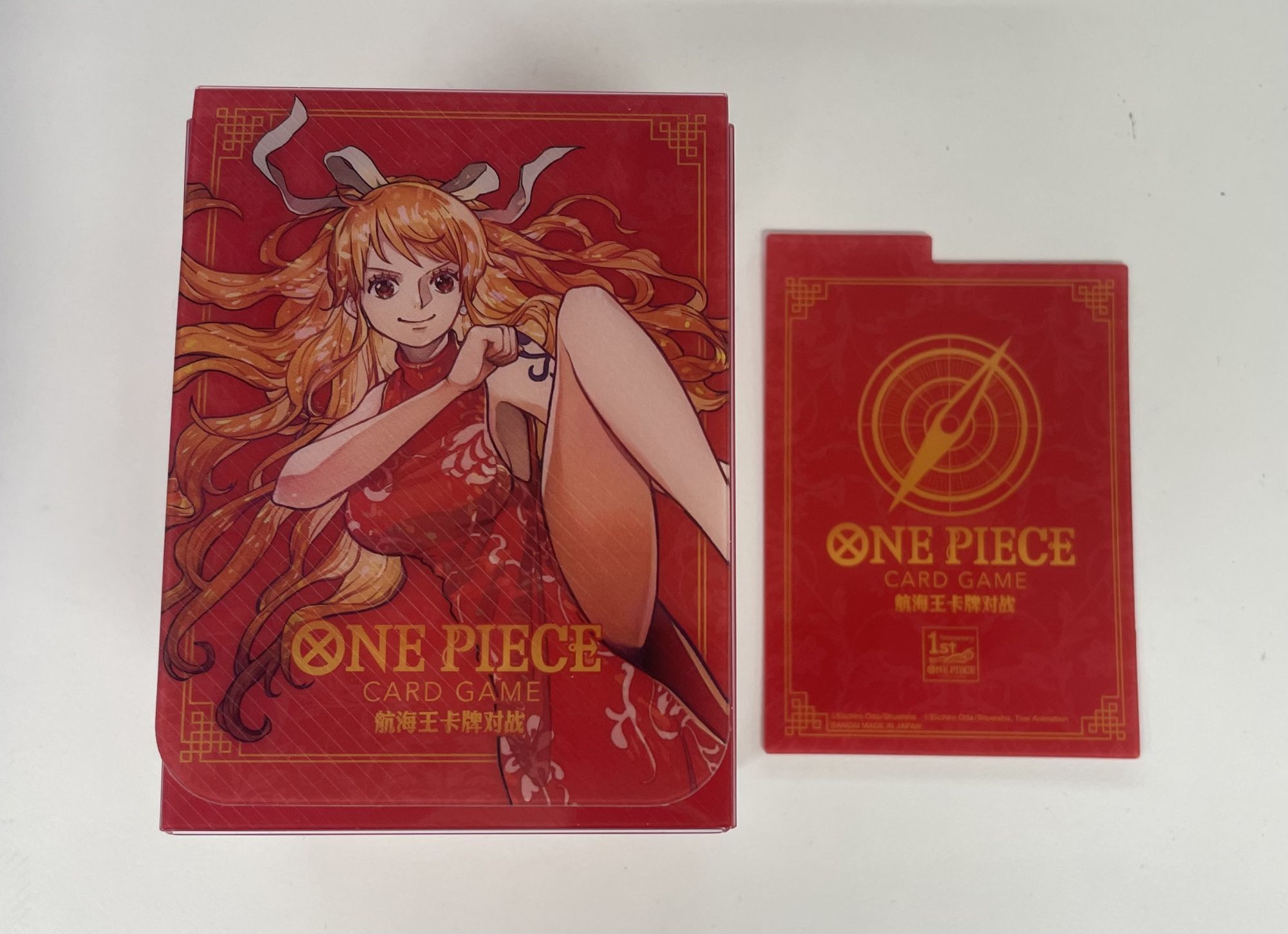 ワンピースカード ナミ中国 スリーブ ケース アクリルスタンド ONE