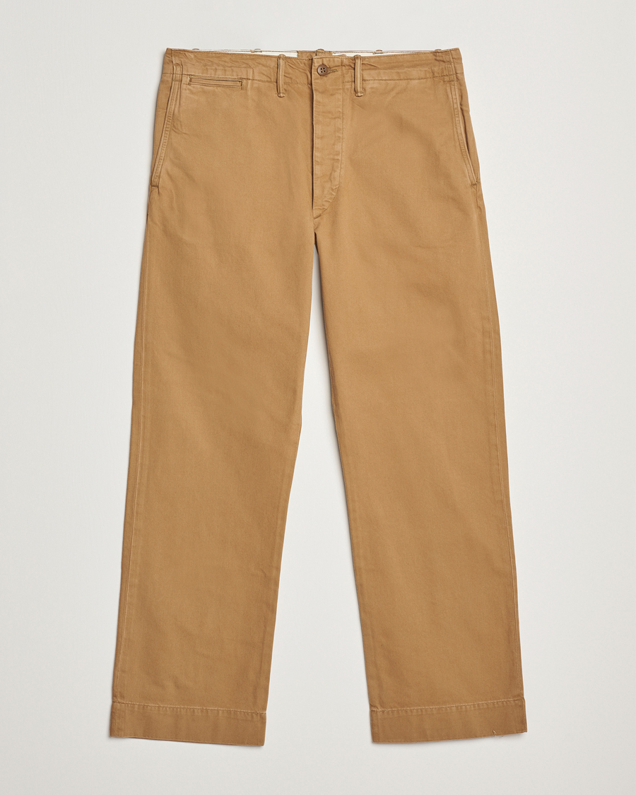 RRL Field Chinos British Khaki at CareOfCarl.com