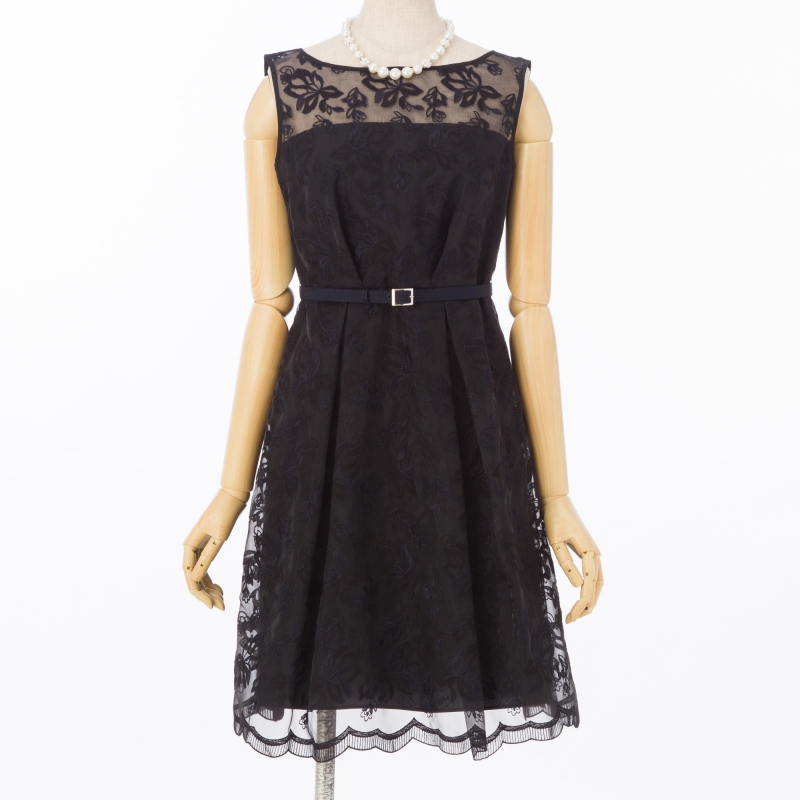 ジルスチュアート】パーティードレス 黒 ジル・スチュアート(JILL