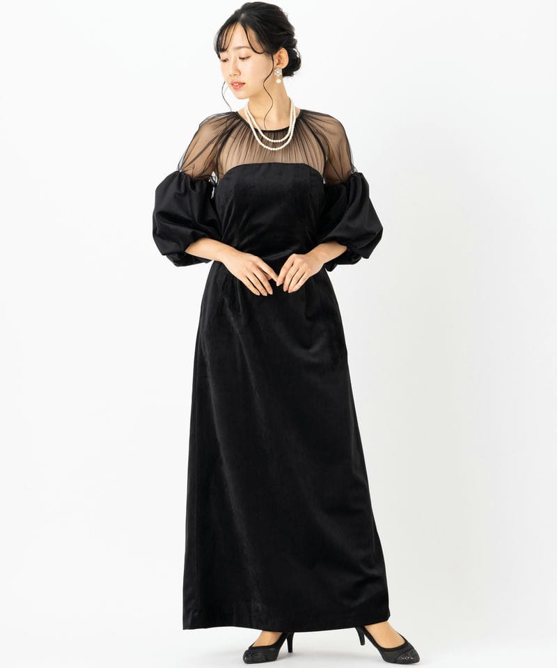 SOUFFLE SLEEVE ETTE DRESS アメリ ドレス アメリヴィンテージ SOUFFLE