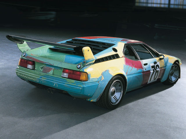 アンディウォーホル】大型額装メルセデスアート 黄色い車 アンディ