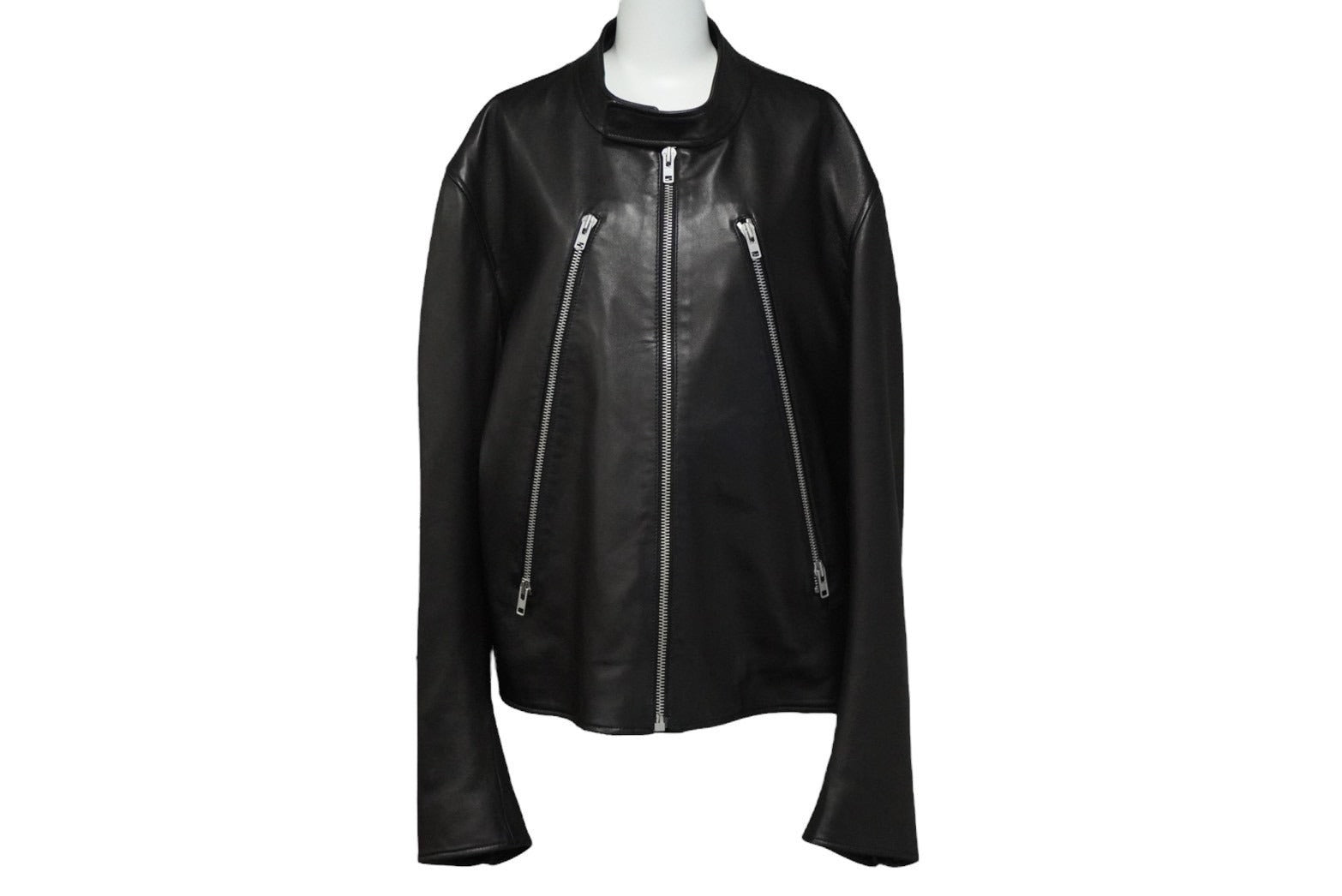 Martin Margiela 八の字 5 ZIP レザージャケット 13SS