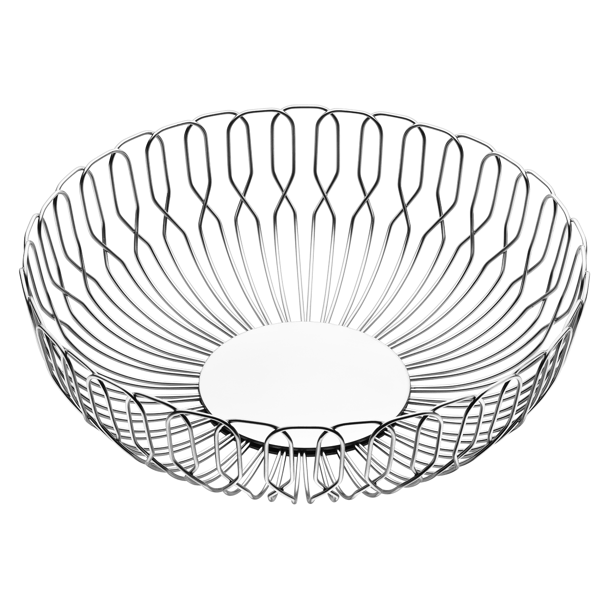 L2810-555 フランスアンティーク ガラスバケツ フルーツ バスケット