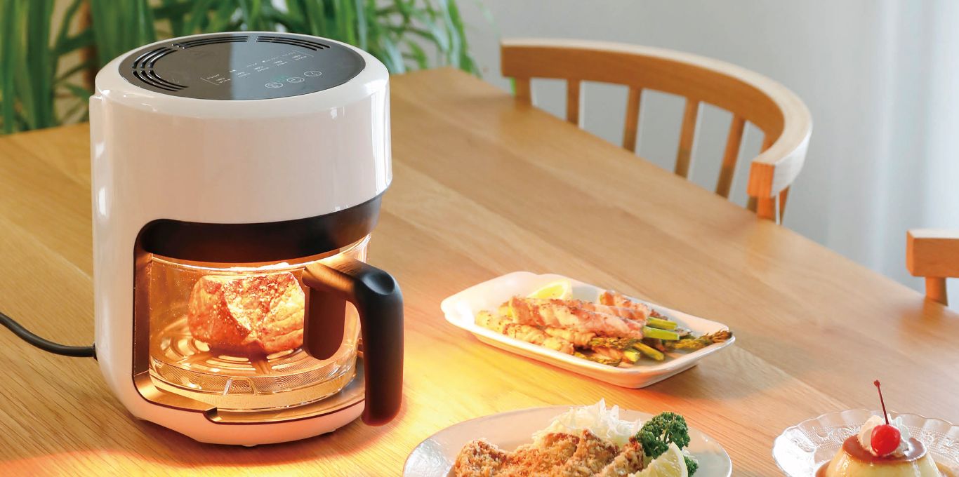 キッチン家電・雑貨】ガラスノンフライオーブン pottil｜株式会社シー