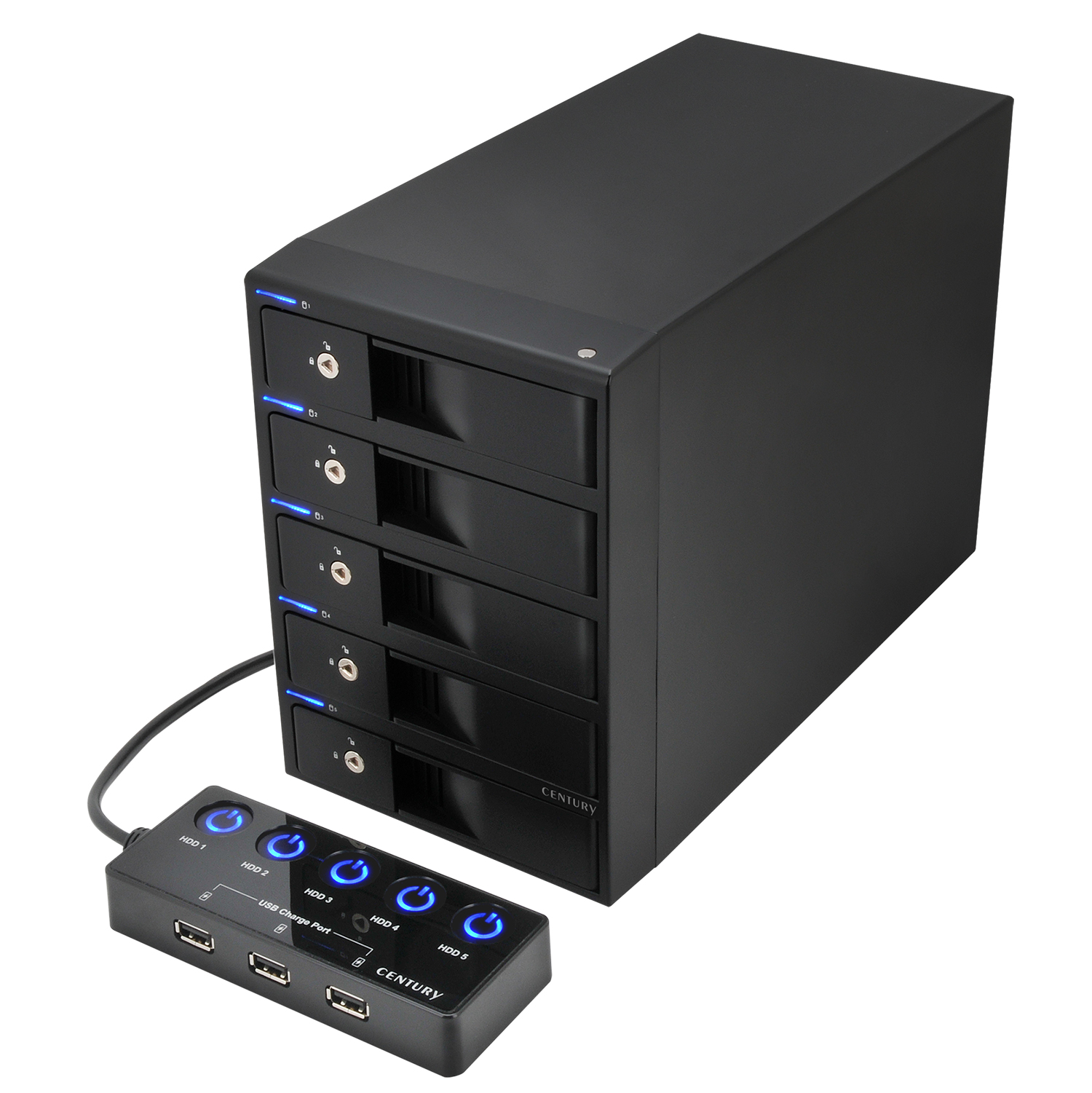 裸族のカプセルホテル 5Bay V2 (CRCH535U3ISC2) ハードディスク（HDD