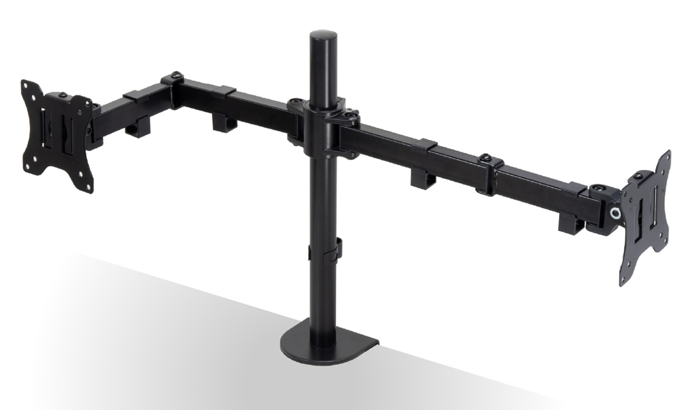 モニターアーム鉄腕 ロングアーム 2画面用 (TETSUWAN-03) - 株式会社