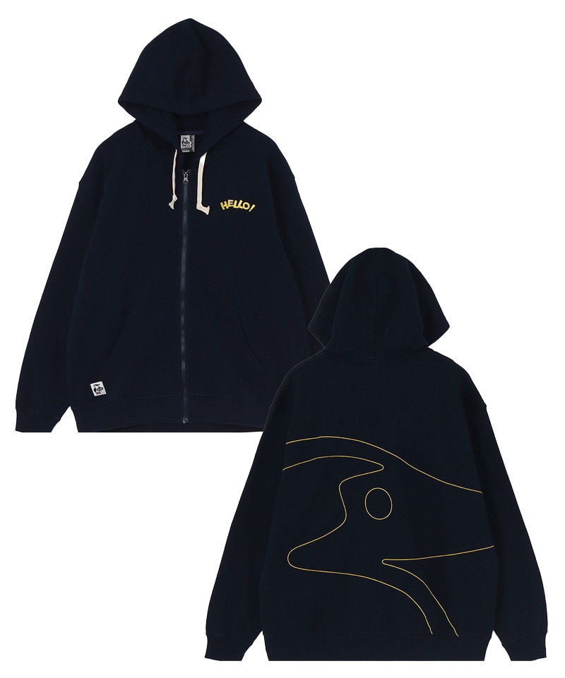 LP Hello! Booby Zip Parka/ループパイルハロー！ブービージップ