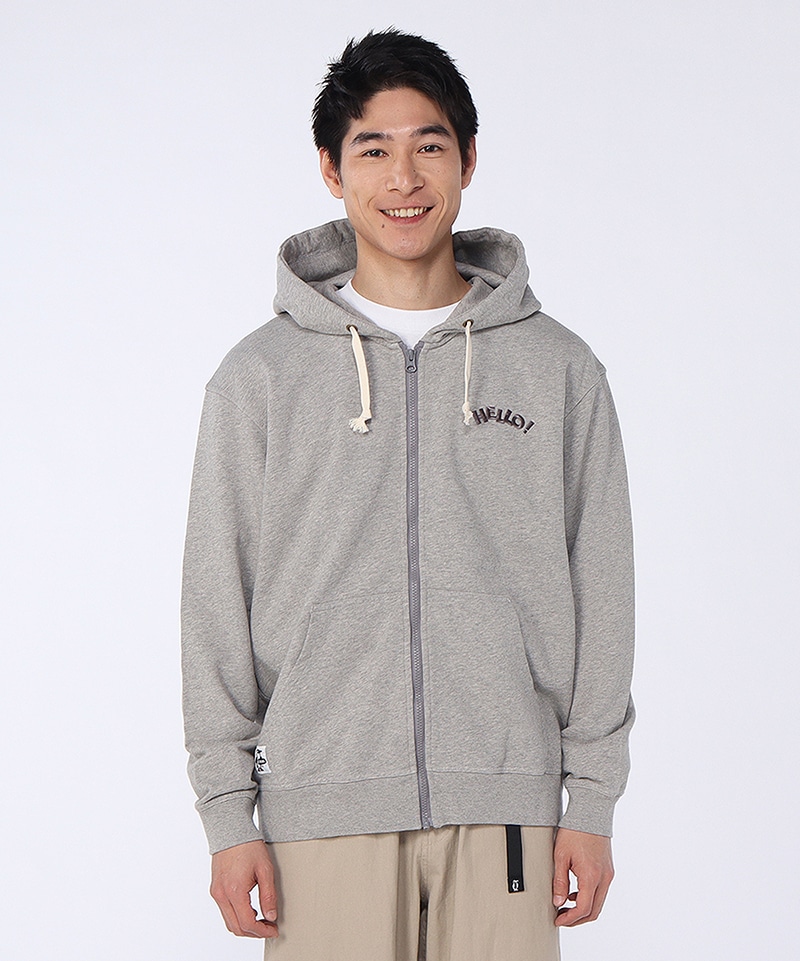 LP Hello! Booby Zip Parka/ループパイルハロー！ブービージップ