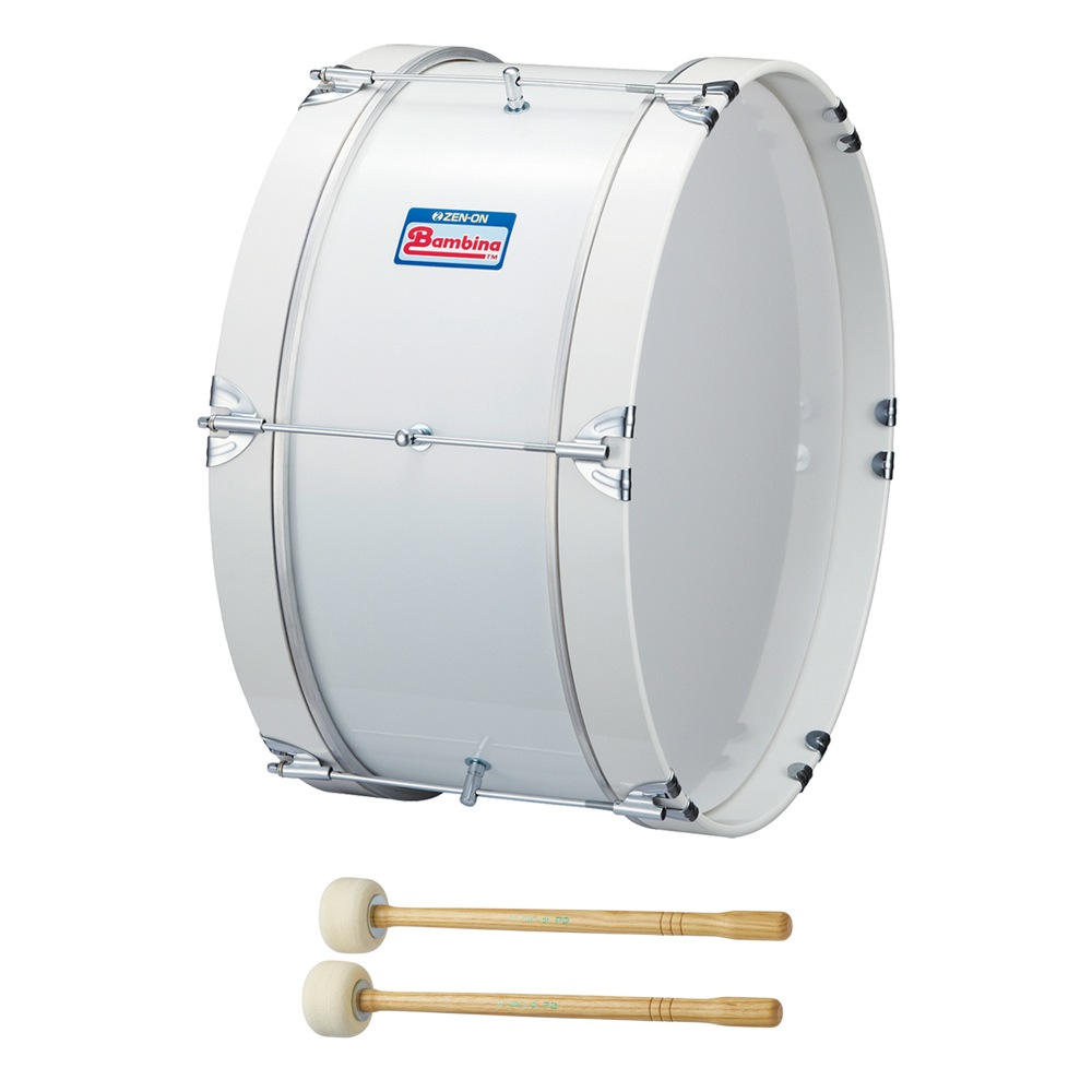 ゼンオン バンビーナ PG-1NR マーチングバスドラム 幼児向け 赤色