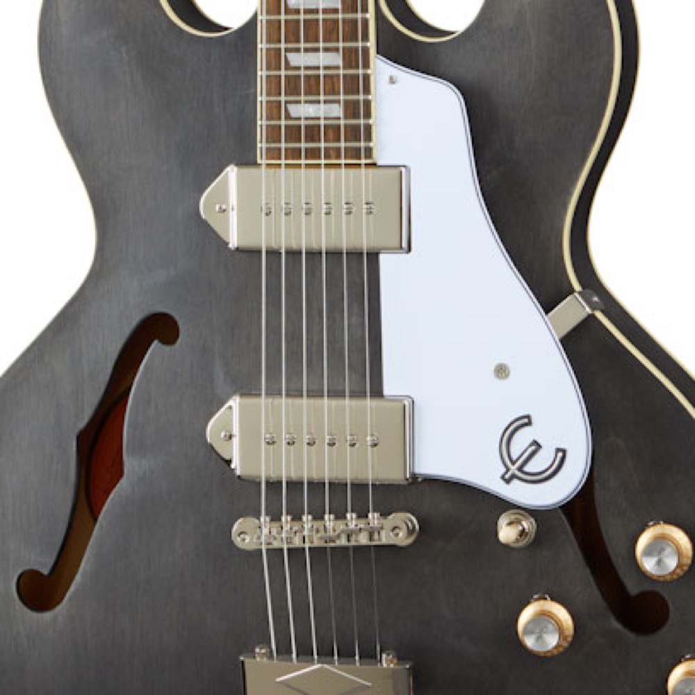 Epiphone Casino Worn Worn Ebony エレキギター(エピフォン セミアコ