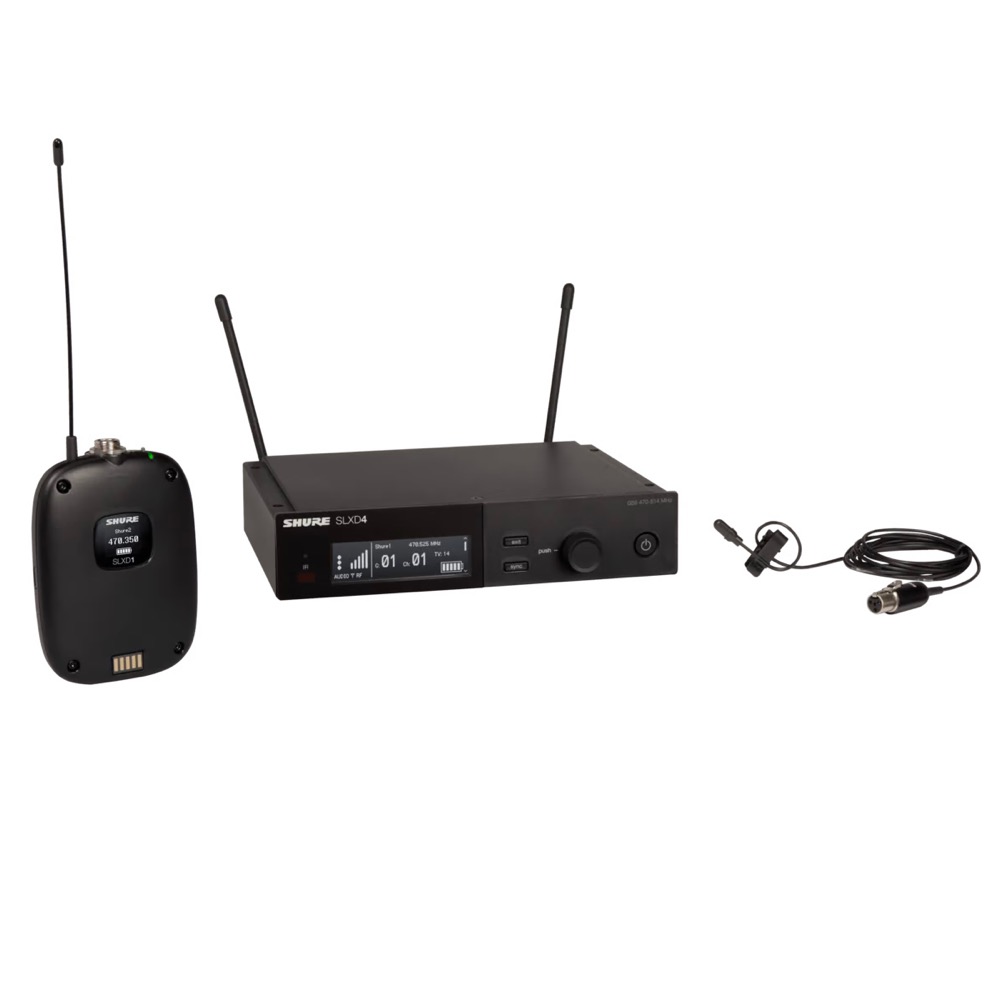 SHURE シュア SLXD14J/DL4B-JB ラベリアマイクワイヤレスシステム B帯