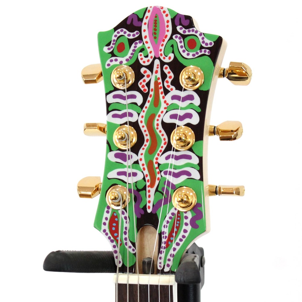 HIDEエレキギター サイケデリックペイント フェルナンデス