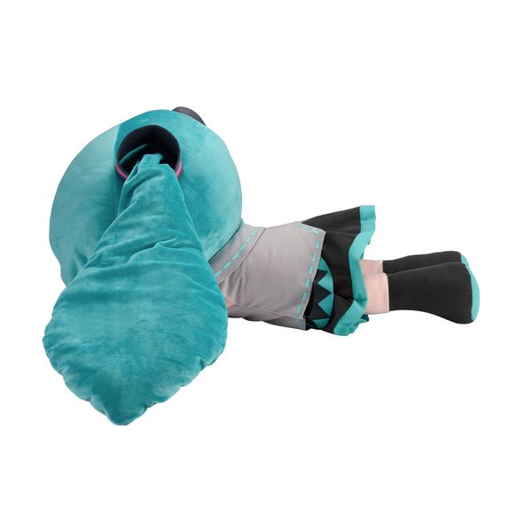 グッズ: 初音ミク 寝そべり 特大ぬいぐるみ 【2022年2月出荷予定分