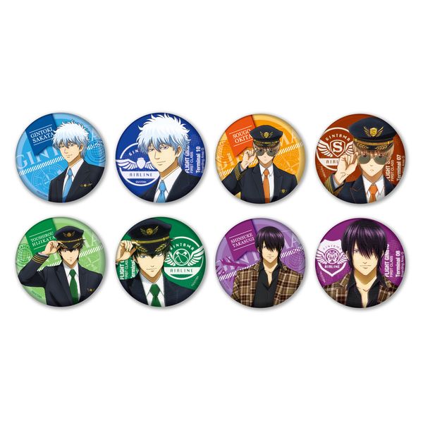 銀魂 缶バッジ〜忘れたくない思い出がある〜 vol.1、vol.2 7点セット