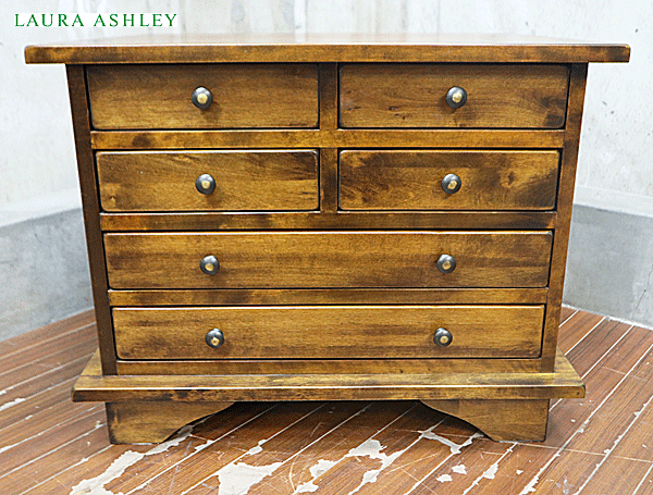 ローラアシュレイ クリフトン ハーフムーン チェスト サイドテーブル