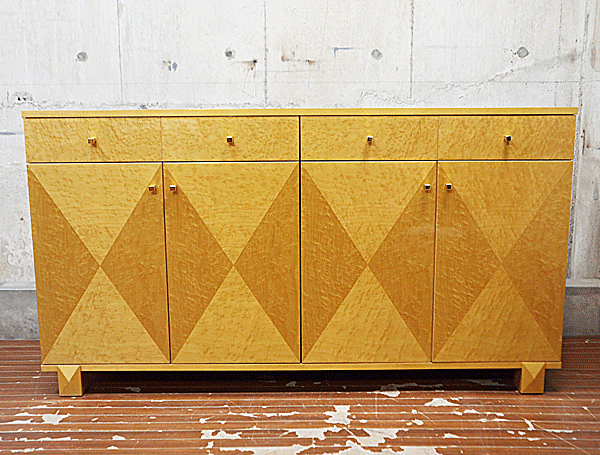 GMIS86B○IDC大塚家具 大松 バーズアイメープル サイドチェスト 電話