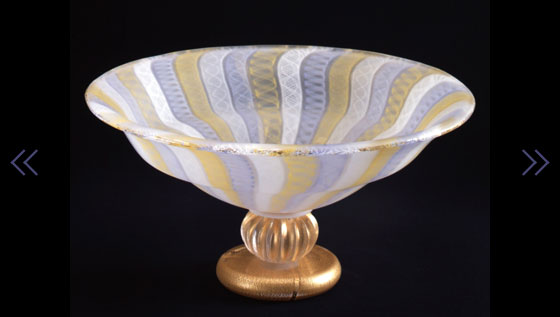 藤田喬平 花鉢 藤田喬平花鉢