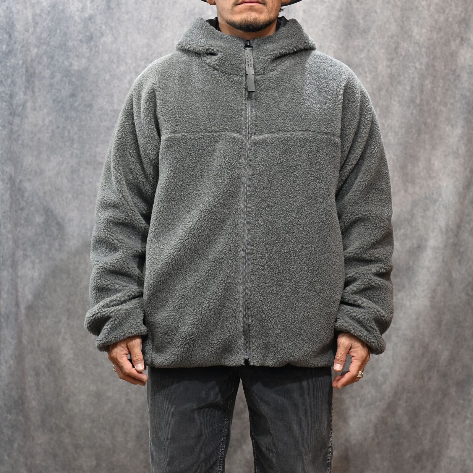 N.HOOLYWOOD - HOODED BLOUSON （GRAY）｜フーディーブルゾン ジップ
