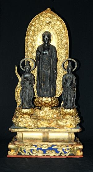 木造阿弥陀如来及び観音・勢至両菩薩立像 - 新座の文化財 - 新座市