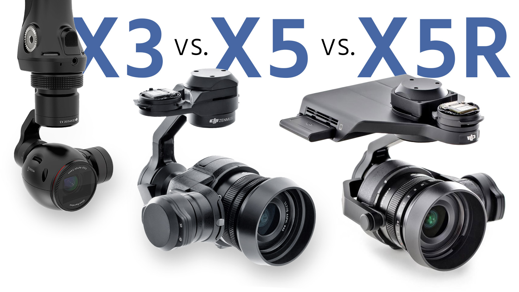 DJI Inspire 1 vs. Inspire 1 PRO vs. Inspire 1 RAW - See the