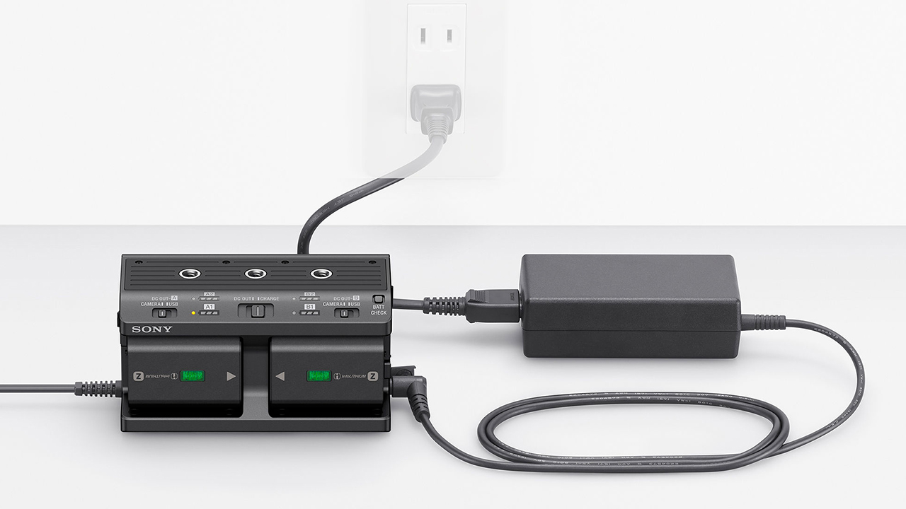 SONY 4連バッテリーチャージャー BC-L120 Sony BC-L120 Li-ion Battery