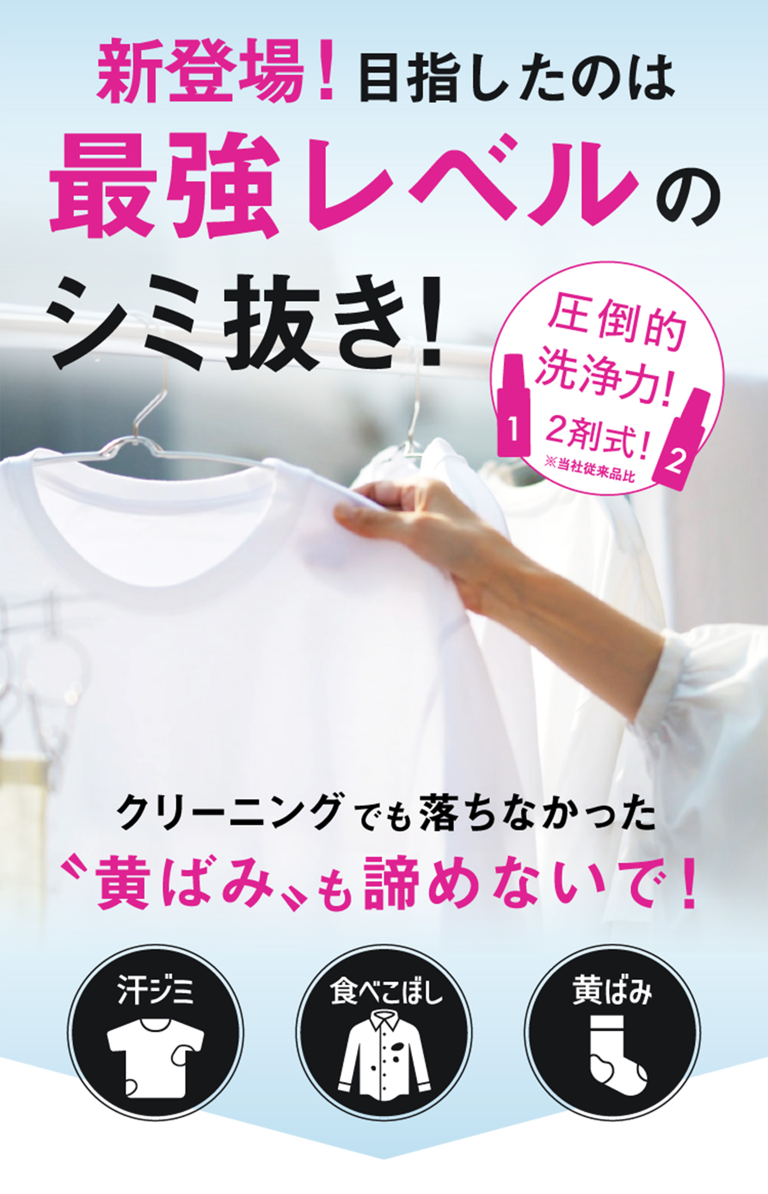 シミ・黄ばみ丸洗浄 Professional ｜クリーンプラネット