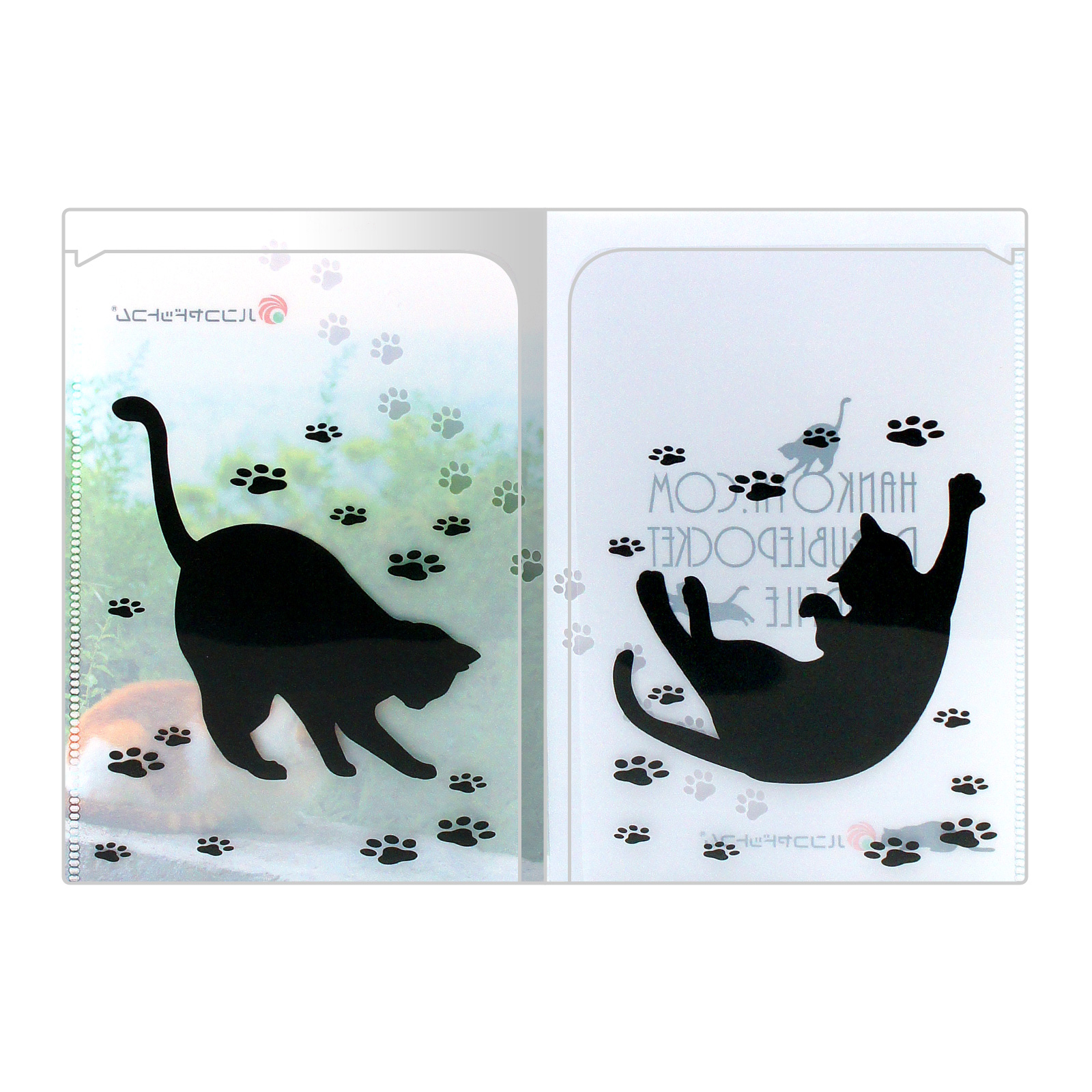 ダブルポケットA6（大）｜名入れクリアファイルの専門店｜クリア