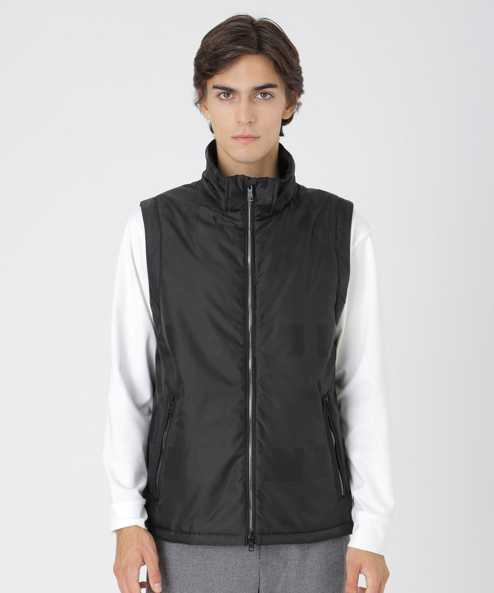 シャドーチェック4WAYパデッドパーカー（ブルゾン）｜BLACK LABEL