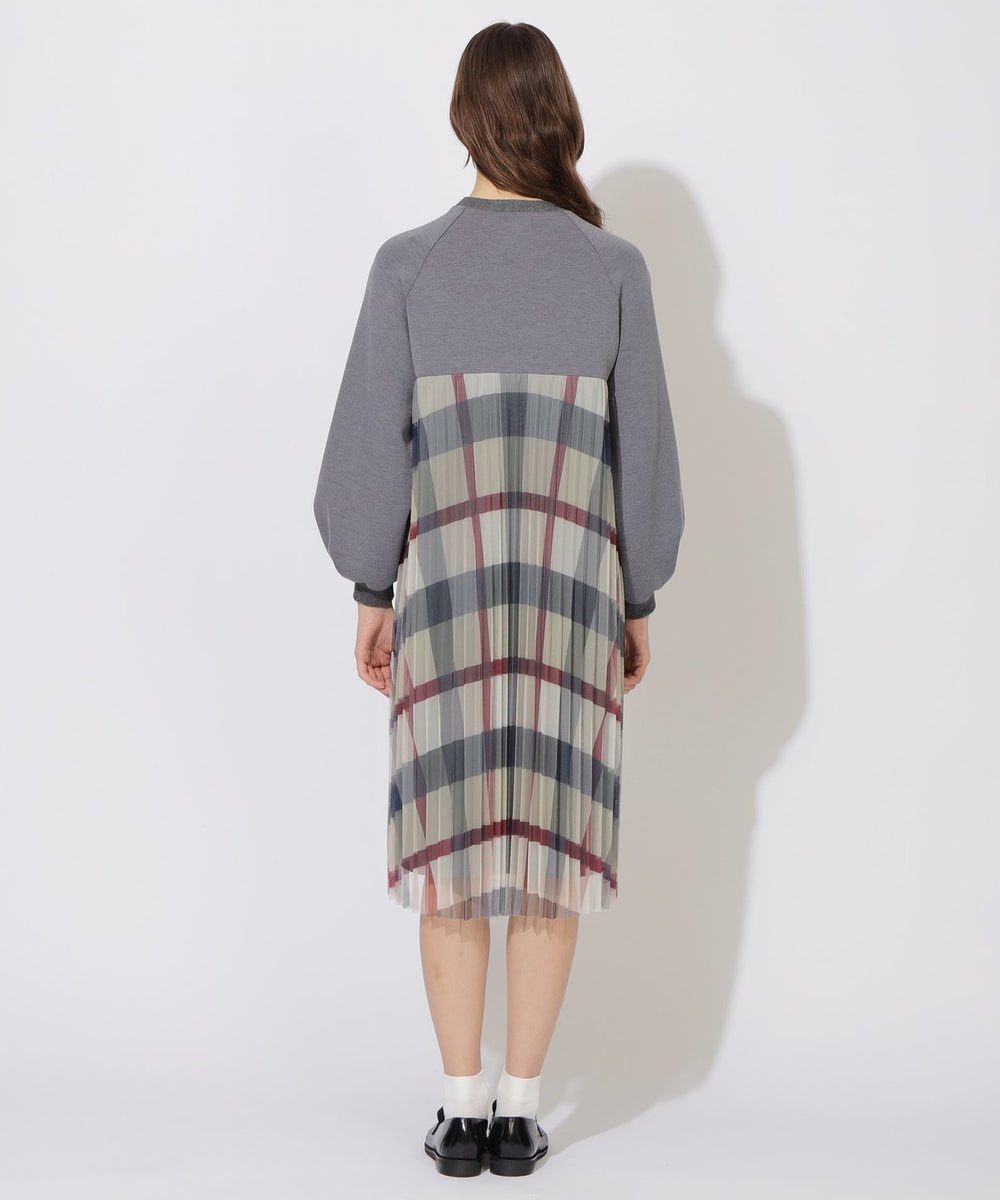 ブルーレーベルクレストブリッジ✨ソフトチュールパンツ チェック