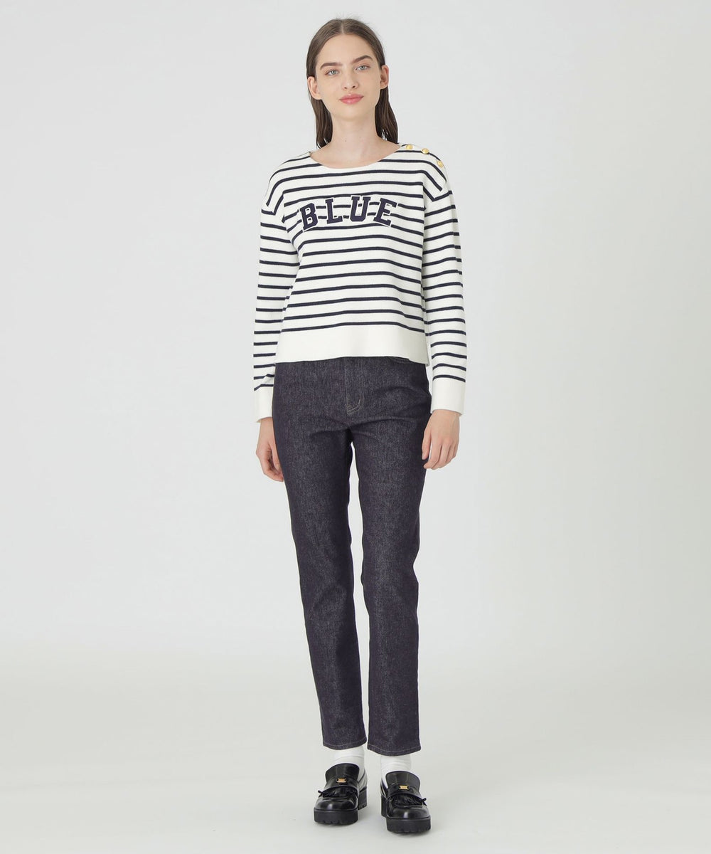 デニムハイライズストレートパンツ（パンツ）｜BLUE LABEL CRESTBRIDGE