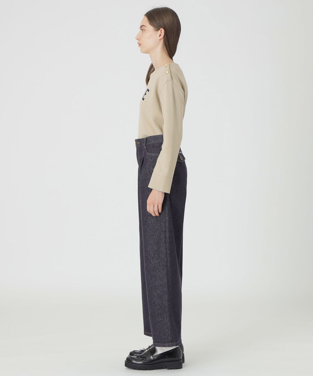 デニムワイドパンツ（パンツ）｜BLUE LABEL CRESTBRIDGE(ブルー