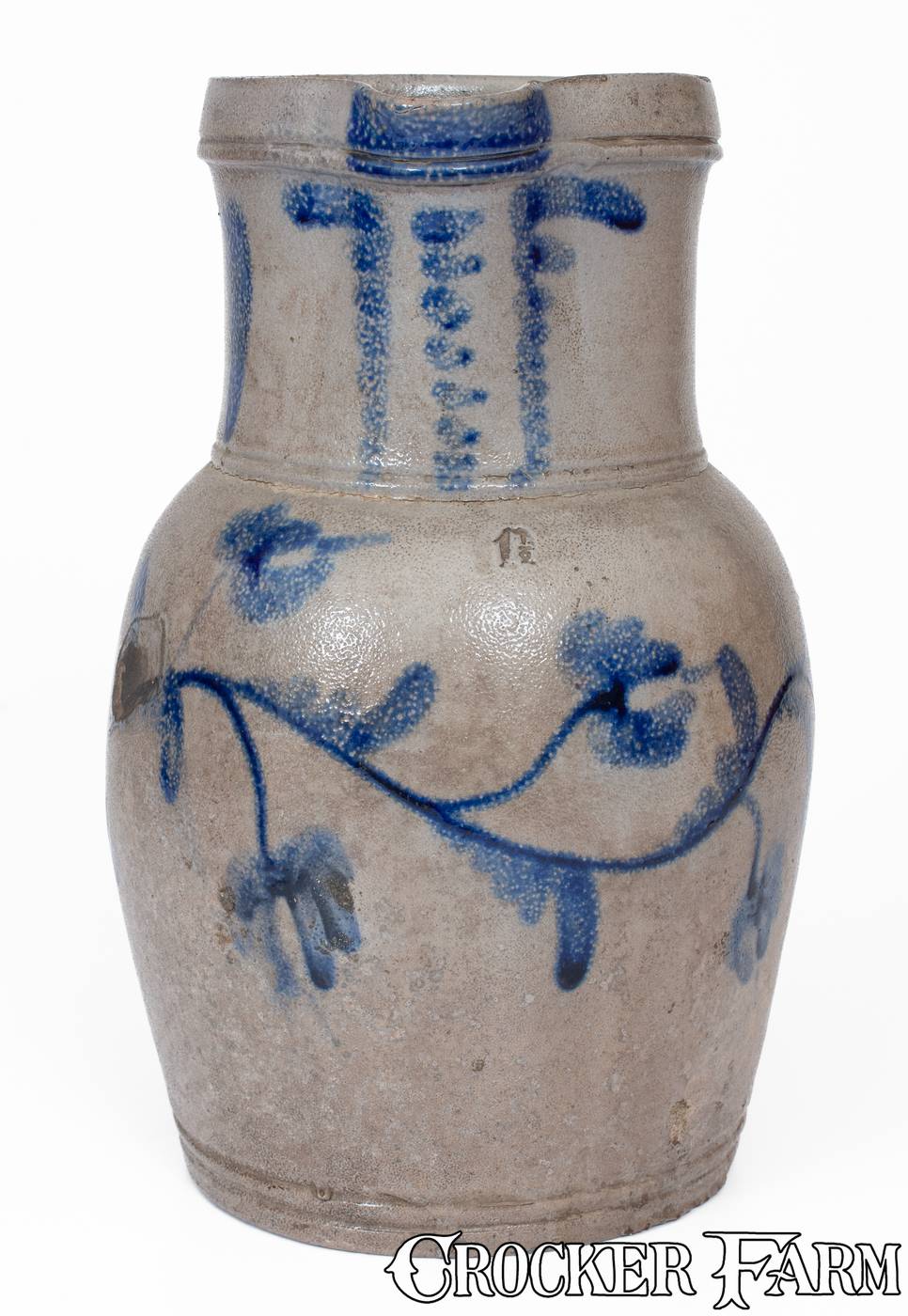 Attrib. Samuel Irvine Pottery, Newville, PA Stoneware Pitcher