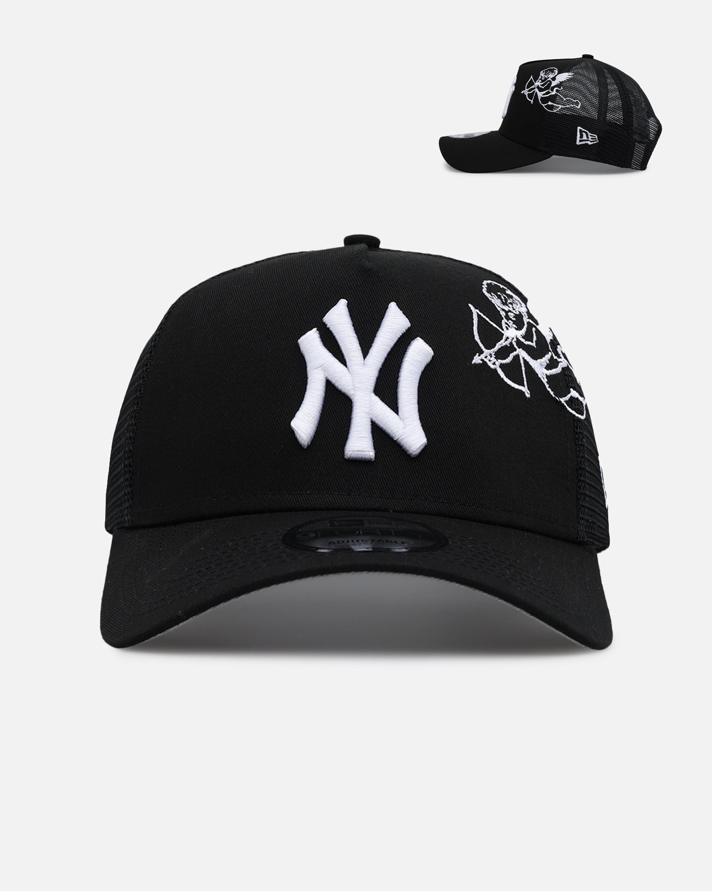 New Era New York Yankees 'Cherub Trucker' 9FORTY A-Frame Trucker