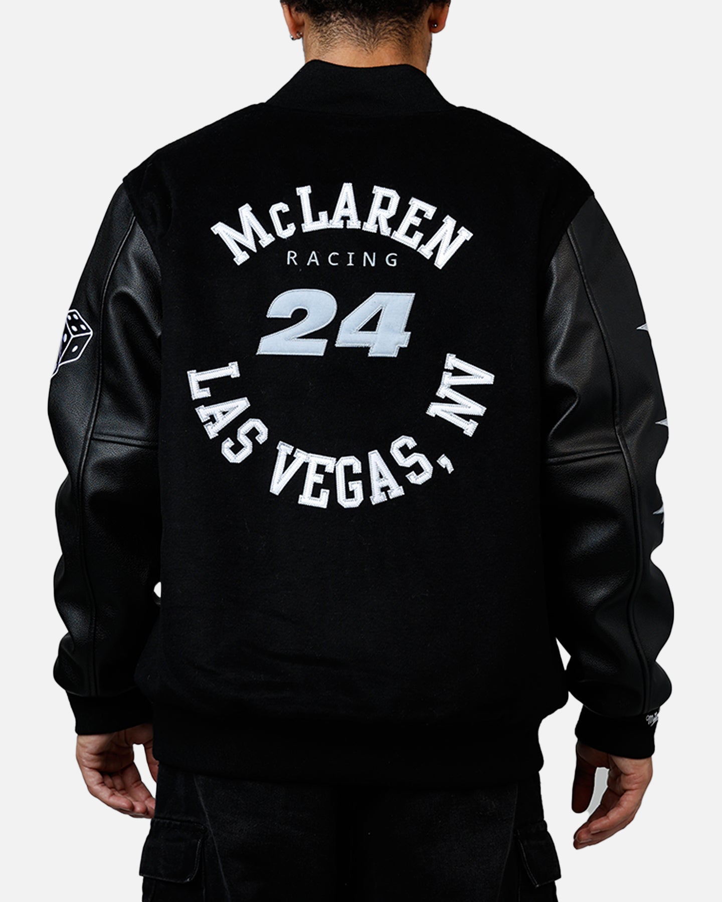 Mitchell & Ness X Mclaren 'Vegas Grad Prix 2024' Varsity Jacket