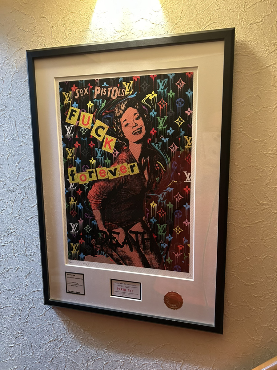 DEATH NYC アートポスター 奈良美智 ゴッホ 星月夜 ロッタちゃん