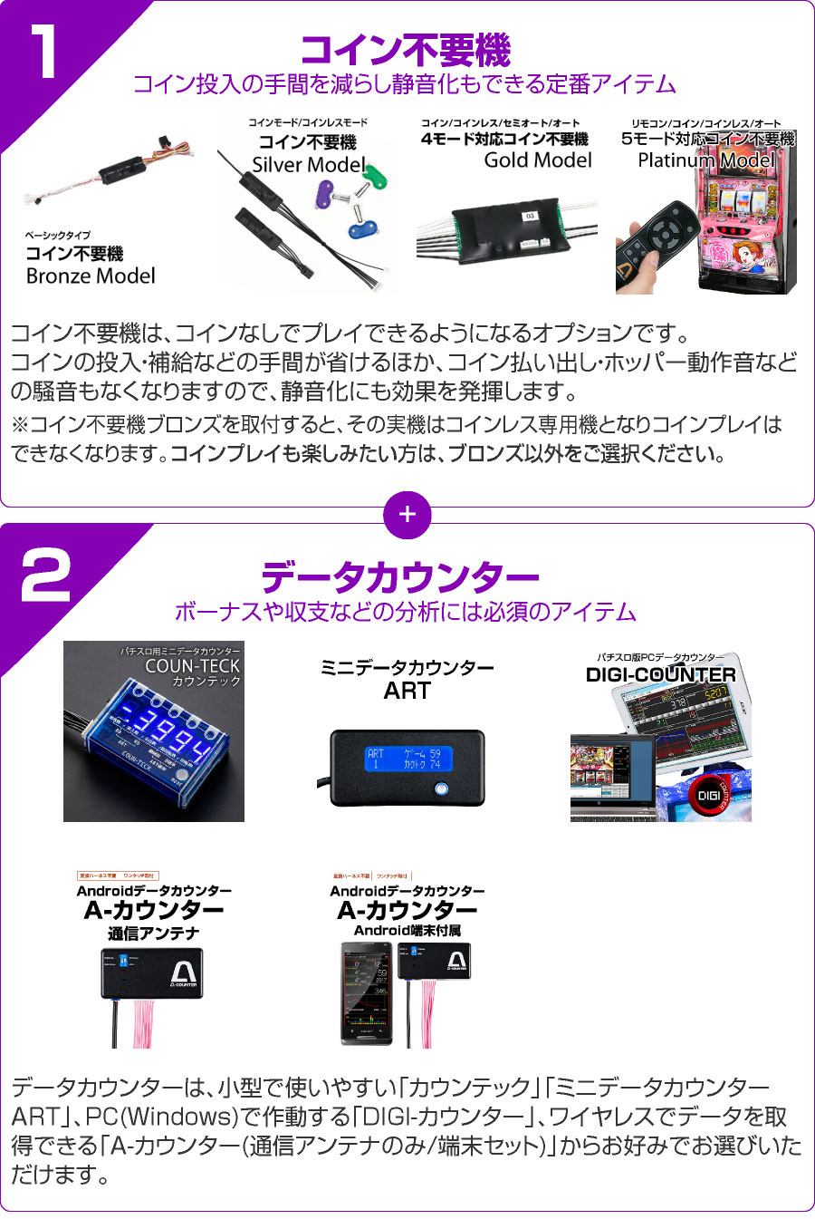 データカウンター対応 ×5個set 簡易スマスロ スマパチ ユニット