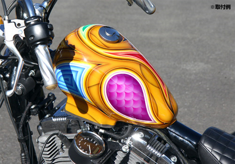 車体の雰囲気をガラッと変える ハーレーのタンクカスタム