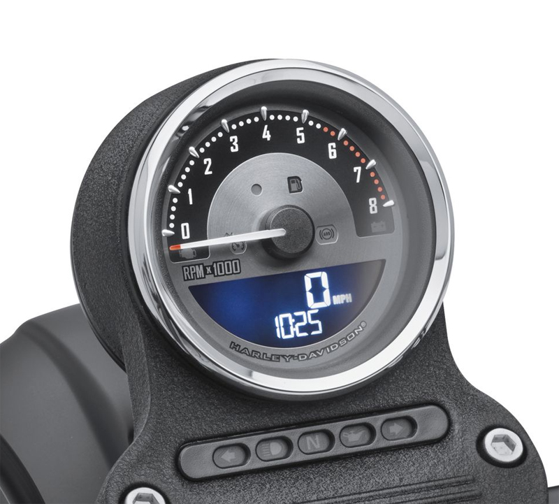 デジタルスピードメーター＆アナログタコメーター 4インチ - Harley