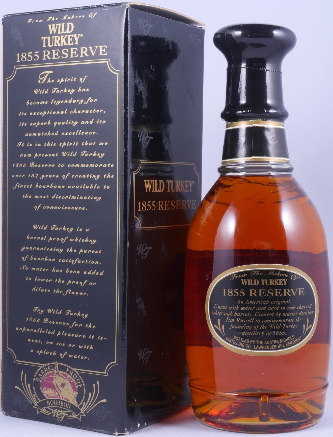 Wild Turkey 1855 Reserve Batch No. W-T-01-96 Bourbon Whiskey 54.4%