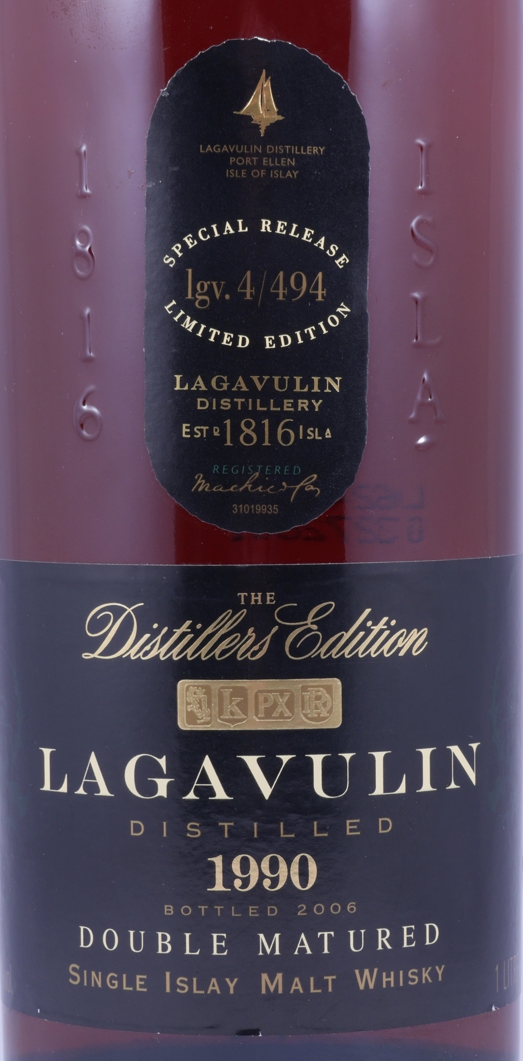 Lagavulin 1990 16 Year Distillers Edition 2006 lgv.4/494 Whisky 43.0%