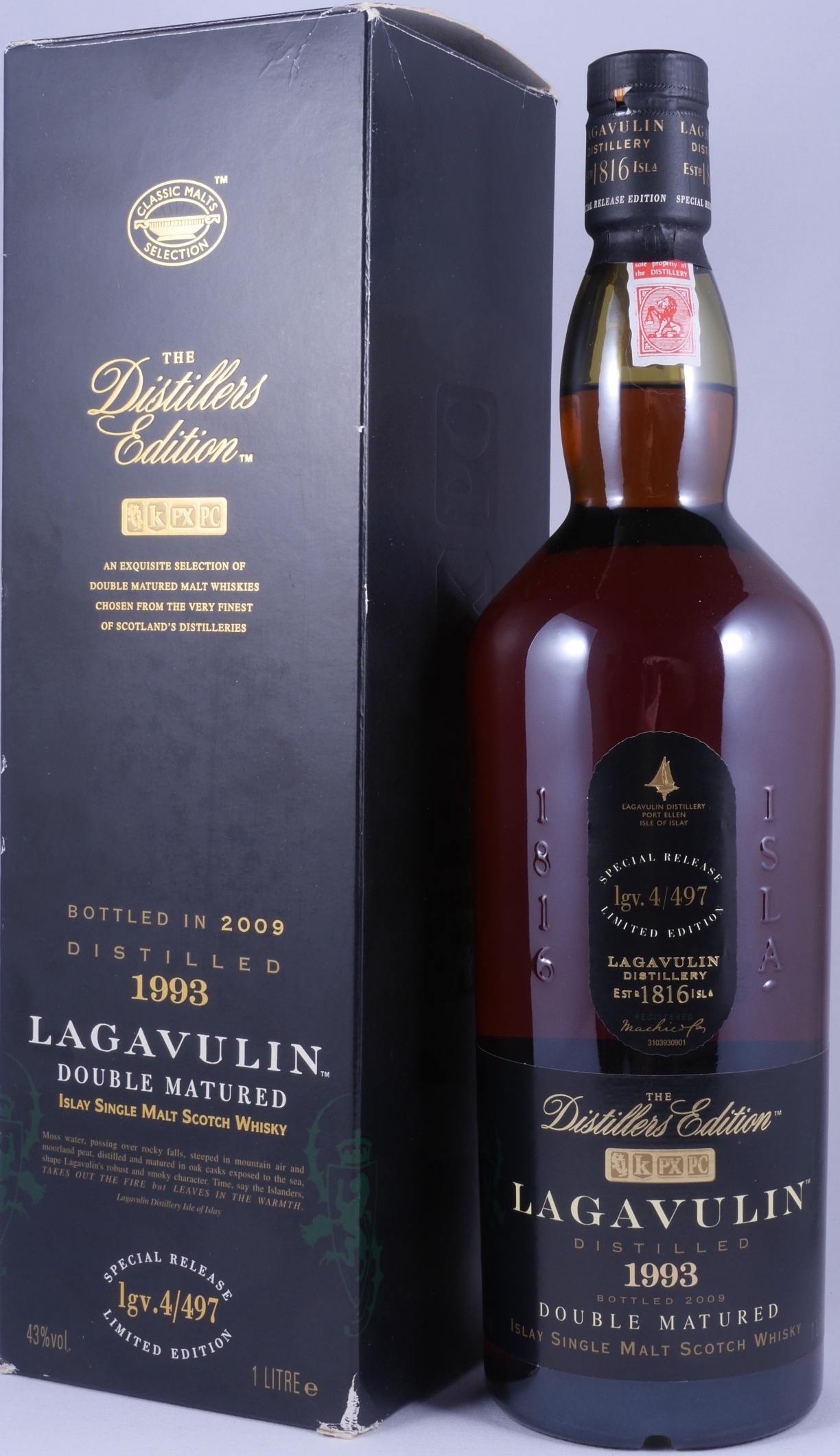 Lagavulin 1993 16 Year Distillers Edition 2009 lgv.4/497 Whisky 43.0%