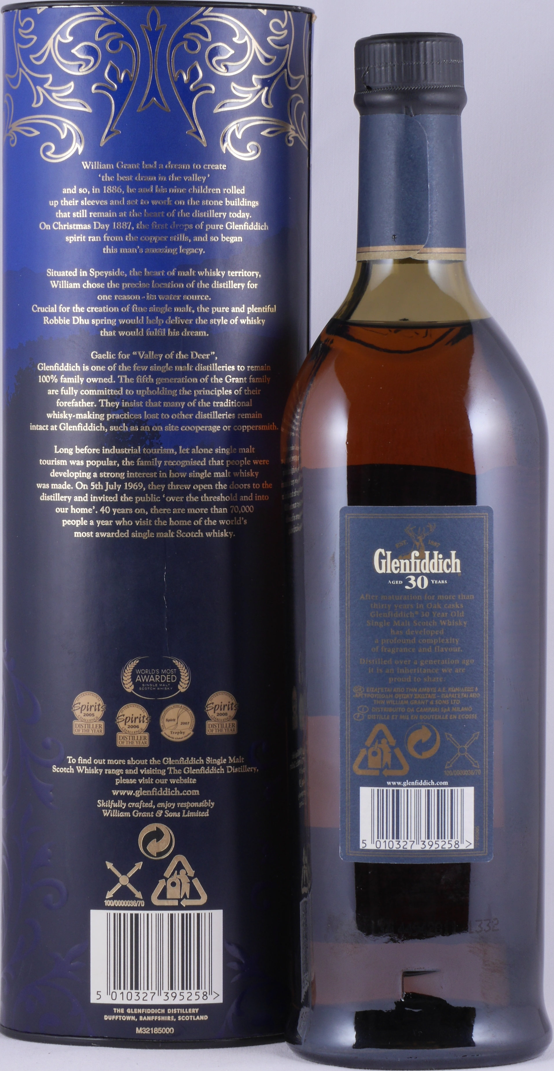 Glenfiddich 30 Year 40th Anniversary of the Visitor Center Whisky