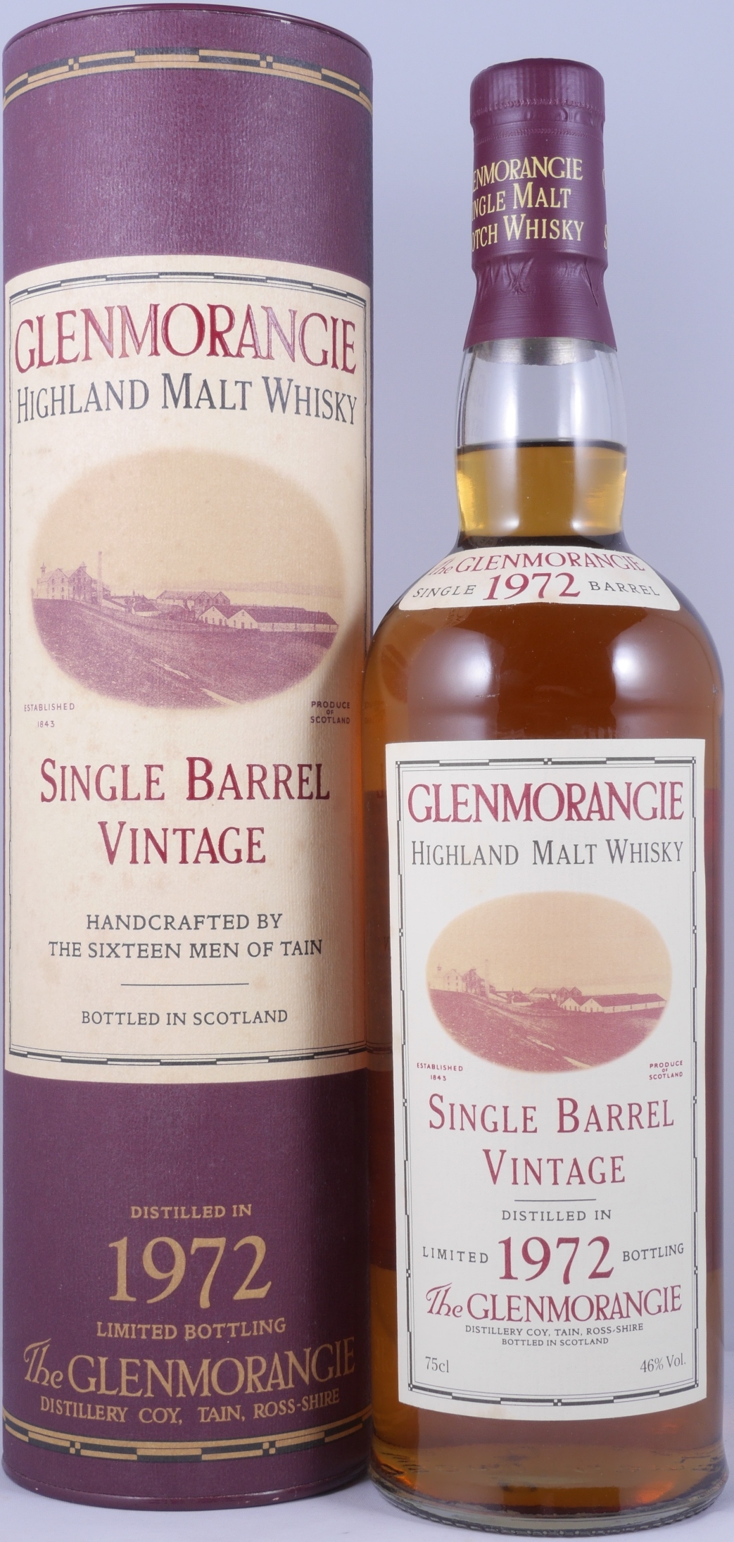Glenmorangie 1972 22 Jahre Single Barrel No. 1831 Scotch Whisky 46,0%