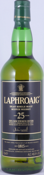 Laphroaig 25 Year Limited 2015 Edition Scotch Whisky 46.8% ABV