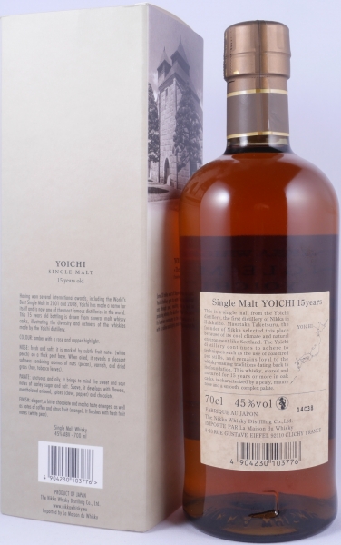 Nikka Yoichi 15 Jahre Japan Single Malt Whisky 45,0% Vol.