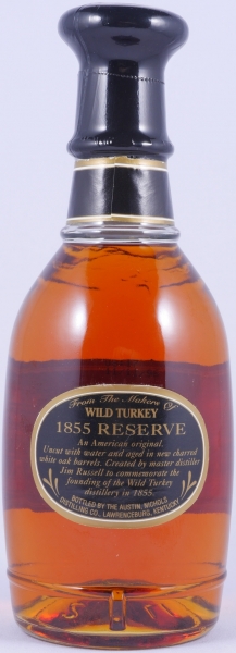 Wild Turkey 1855 Reserve Batch No. W-T-01-96 Bourbon Whiskey 54.4%